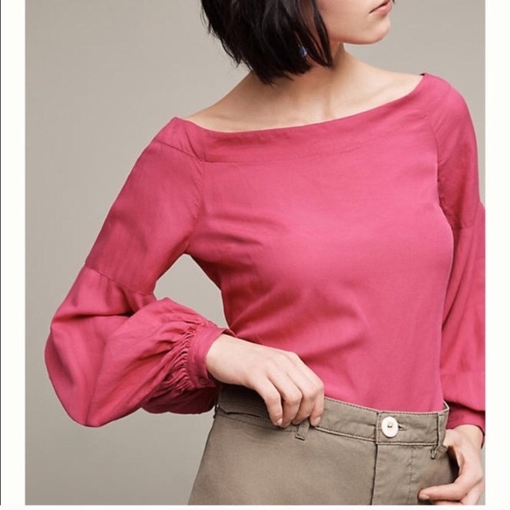 *LAST CHANCE* Anthropologie Floreat Poppy blouse